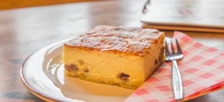 Topfenkuchen von der Ennser Hütte