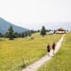 Wanderung zur Gschnagenhardt Alm von Zans