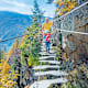 Knott Klettersteig in Unterstell oberhalb Naturns