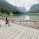 Der Dolomitenradweg zwischen Toblach und Cortina