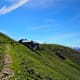 Wanderung zur Nördlinger Hütte von der Bergstation der Härmelekopfbahn