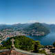 Vom Gipfel des San Salvatore nach Paradiso