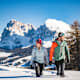Winterwanderung zur Mahlknechthütte von Compatsch und Abstieg nach Saltria
