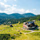 Wanderung zur Gjaid Alm von der Bergstation Krippenstein