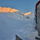 Skitour zur Bächlitalhütte von der Bergstation der Werksbahn Handegg
