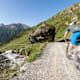 Freeride-Trail von der Alp Trida über Laret bis Samnaun-Ravaisch