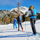 Backcountry Skitour am Fuße des Rötelstein
