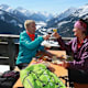 Winterwanderung zur Almwirtschaft Stablalm von Elmen