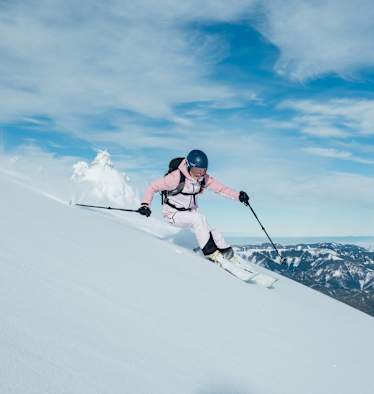 Skifahrerin