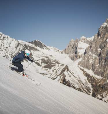 Skifahren in Ladurns