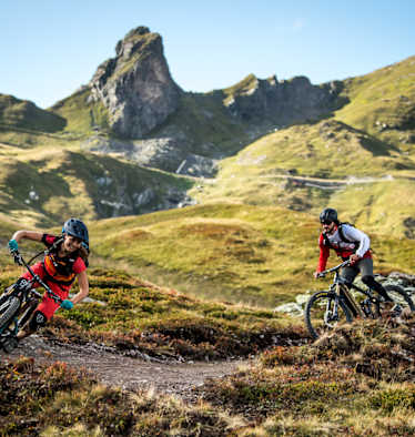 Mountainbiken in Arosa