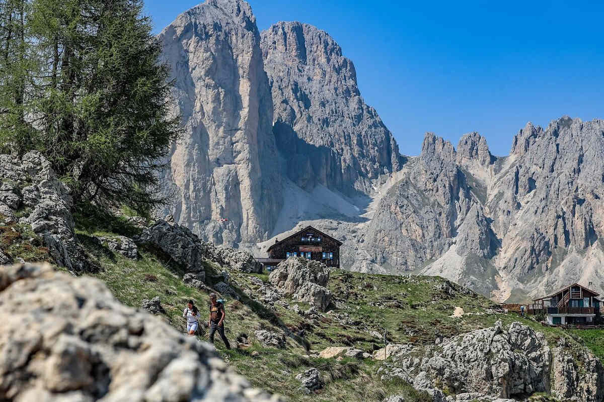 Rotwand und Pederiva Hütte
