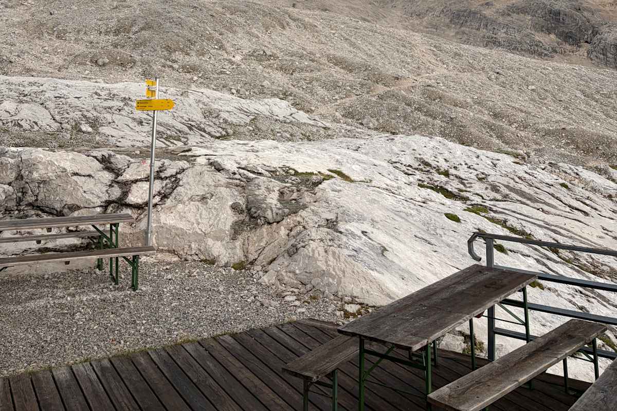 Ausblick auf den Dachsteingletscher