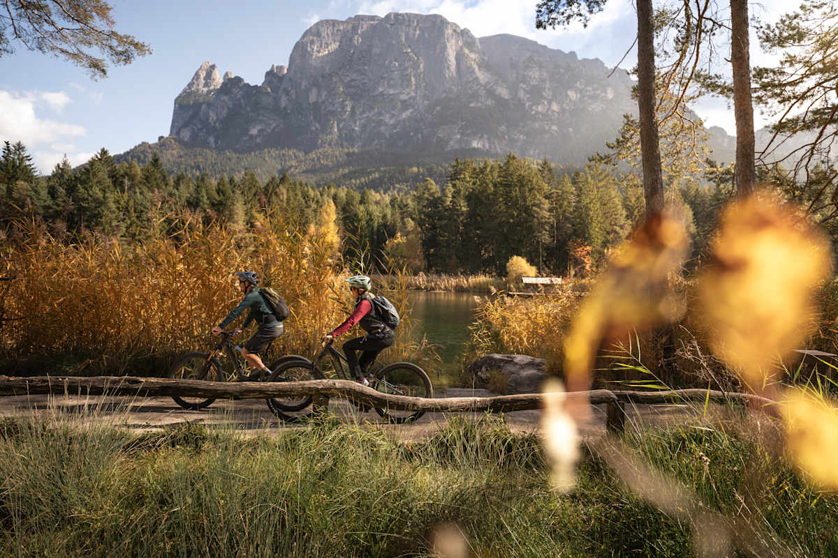 Biken in der Dolomitenregion Seiser Alm