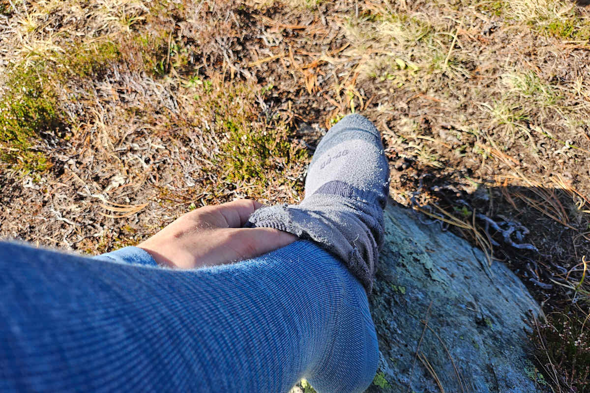 Zwei Wandersocken