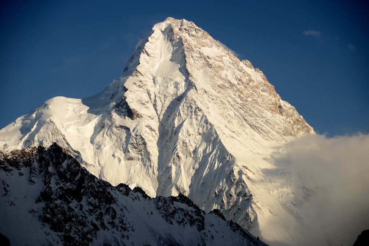 Der K2 im Karakorum, von Norden