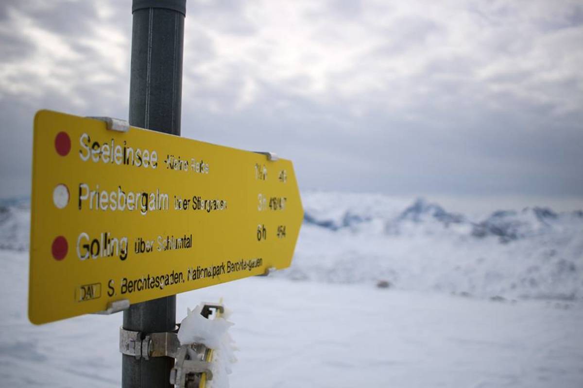 Die Kleine Berchtesgadener Reibn, Wegweiser