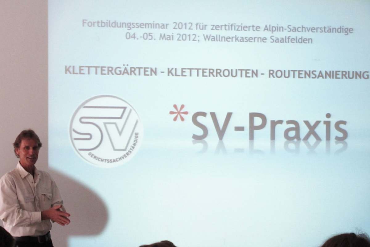 Franz Deisenberger: Fortbildung für Alpin-Sachverständige