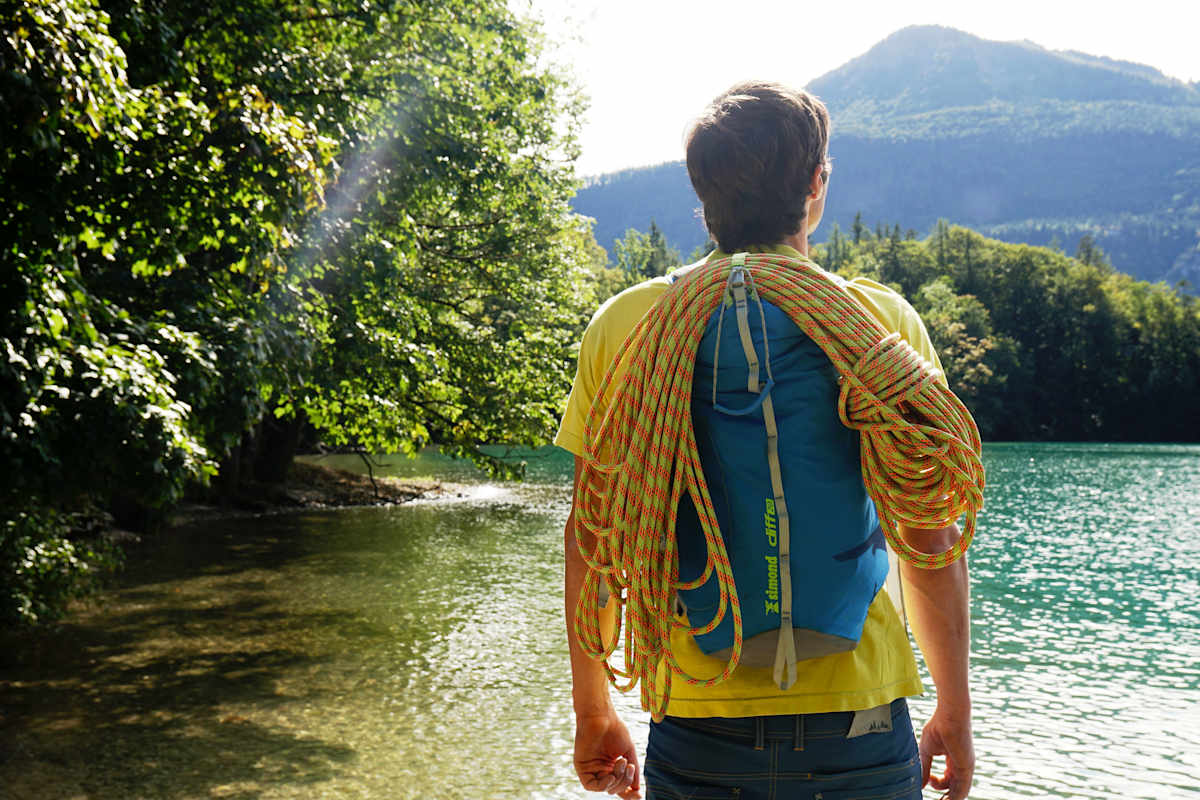 Rucksack fürs alpine Sportklettern