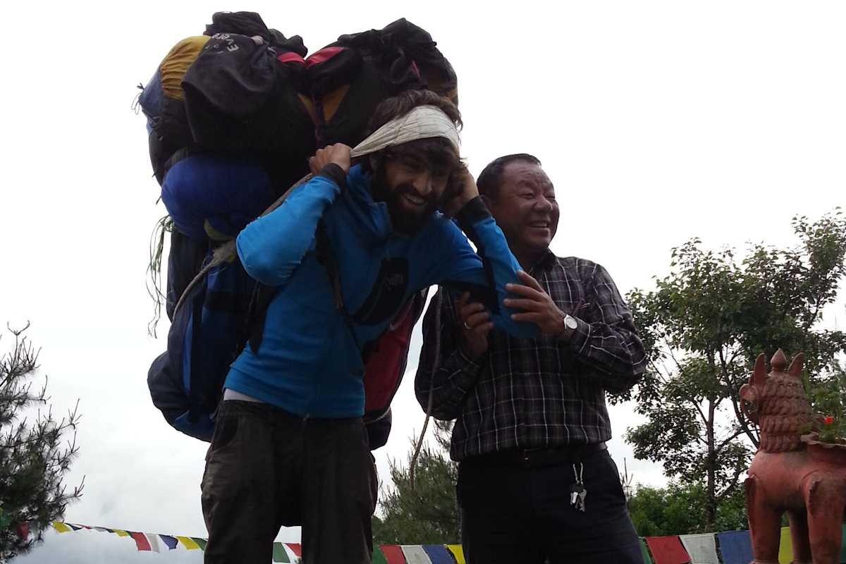 Vitus Auer in Nepal