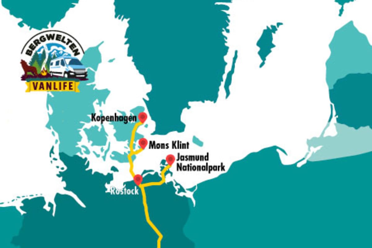 Die dritte Etappe führte Laura von Møns Klint (DK) nach Malmö (SWE)