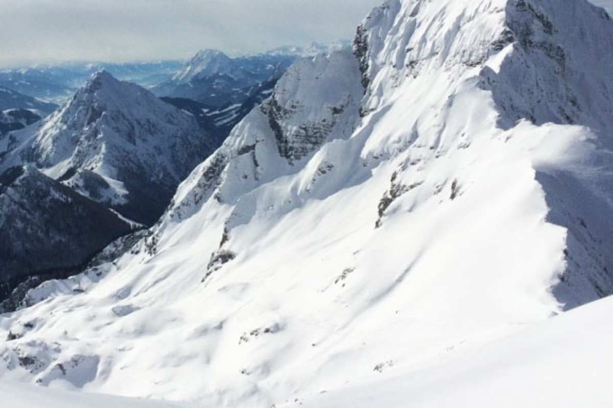 Gesäuse-Berge: Skitour auf den Scheiblingstein in den Haller Mauern