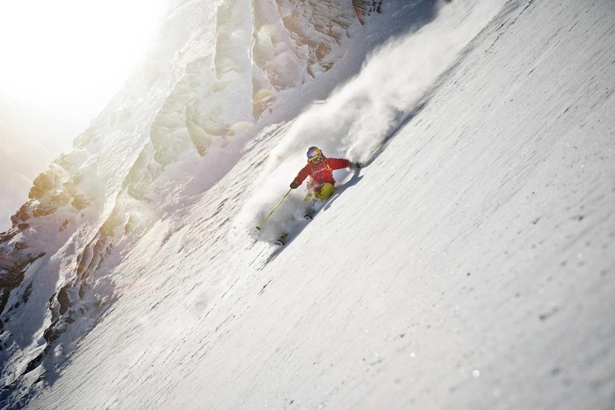 Nadine Wallner liebt steile Lines und tiefen Powder
