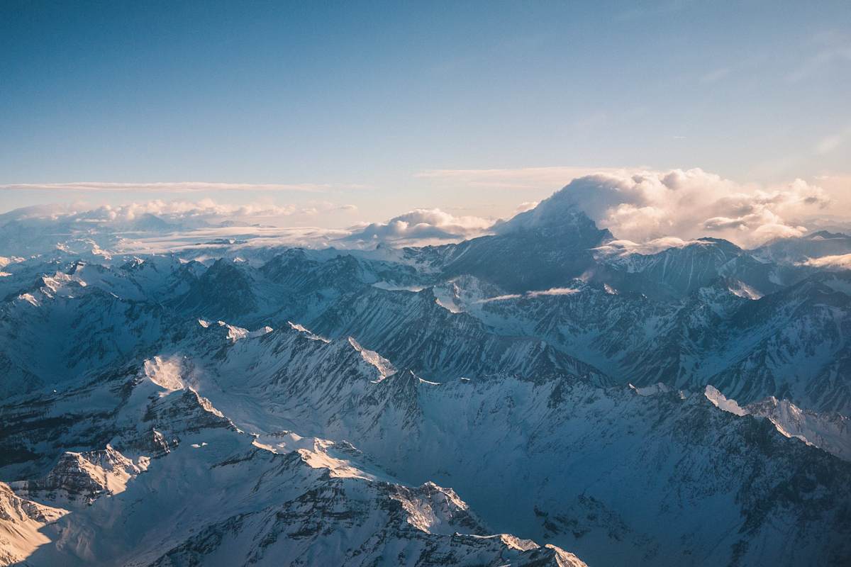 Der Aconcagua in Südamerika