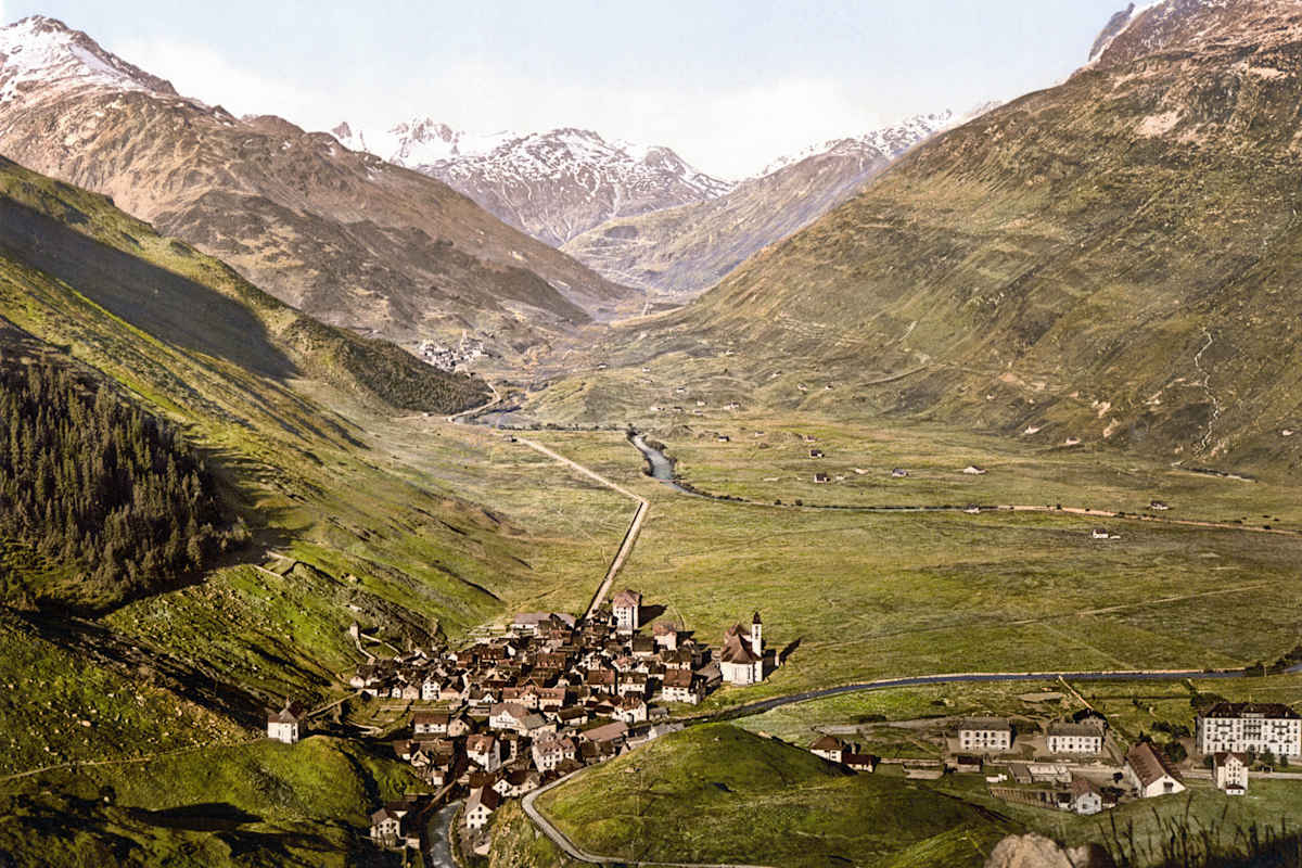 Andermatt um 1900