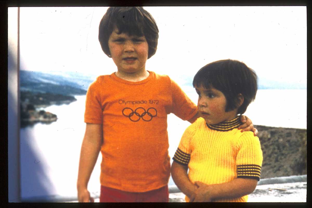 Thomas und Alexander Huber als Kinder