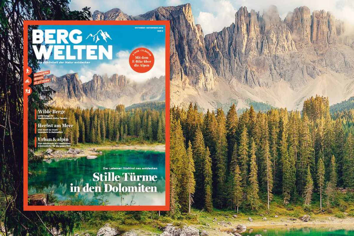 Das aktuelle Bergwelten-Magazin (Ausgabe Oktober/November 2019)