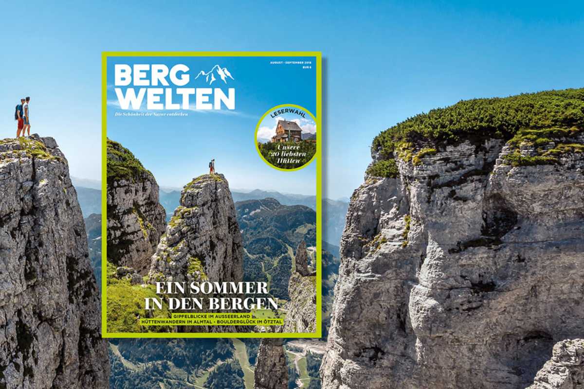 Das neue Bergwelten Magazin (August/ September 2018)