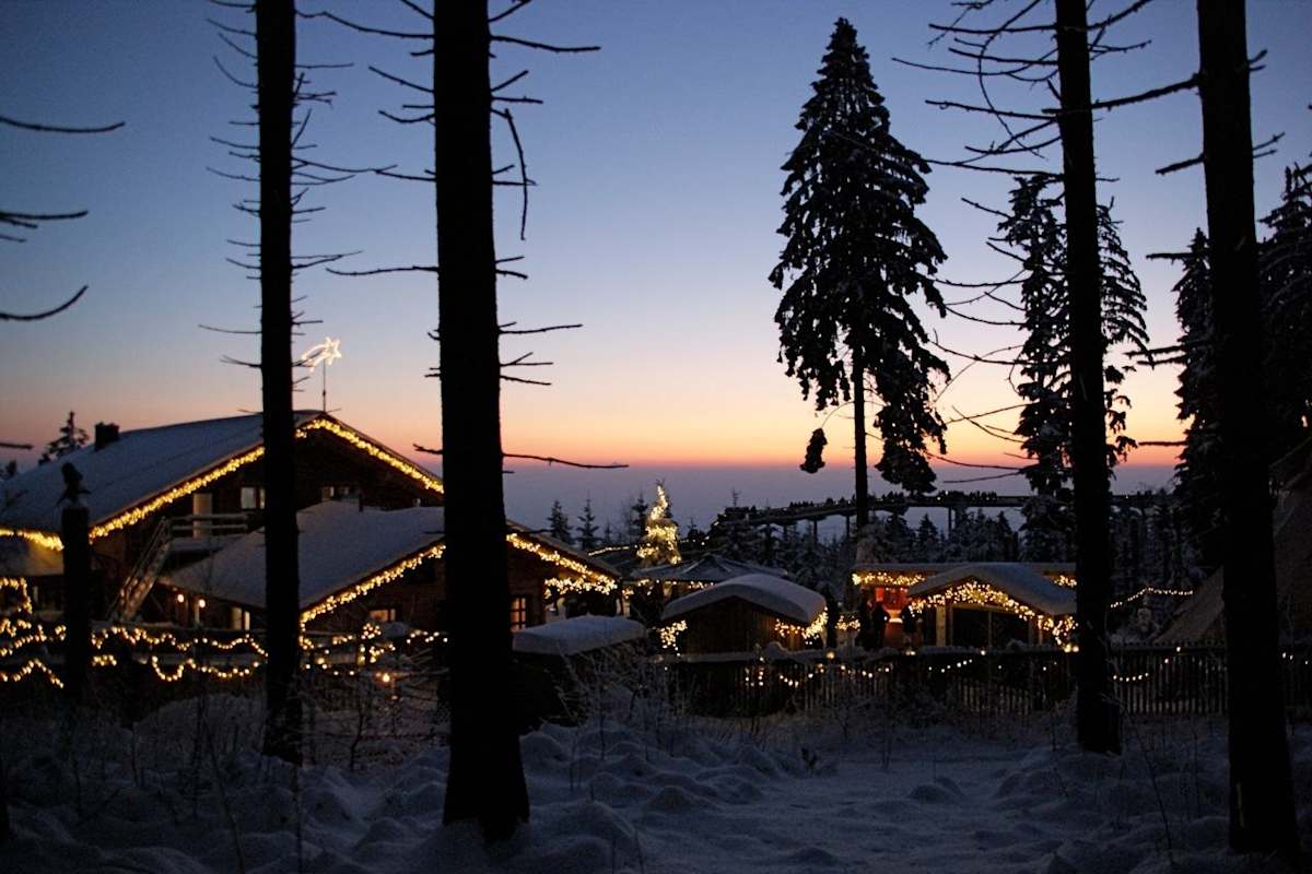 Weihnachtsmarkts am Waldwipfelweg in St. Englmar