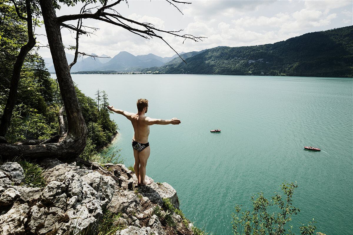 Klippenspringen Wolfgangsee