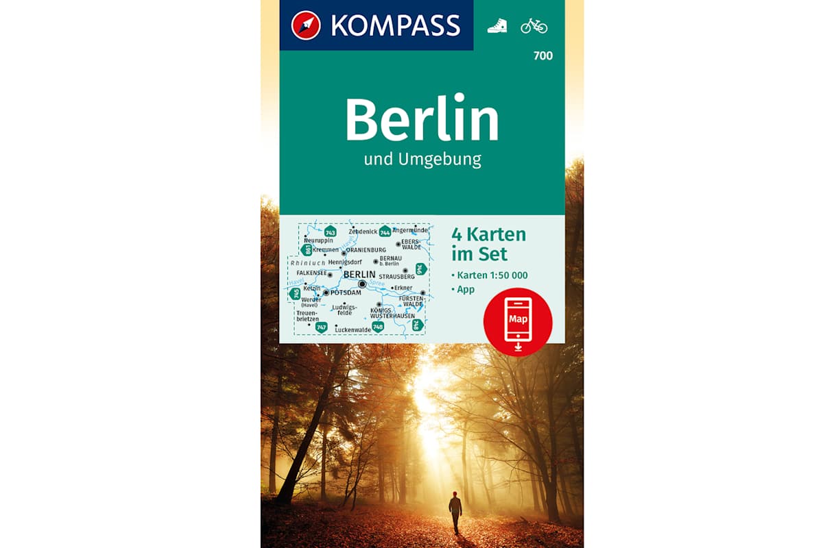 Die passende Wanderkarte zur Tour: Berlin und Umgebung Wk 700