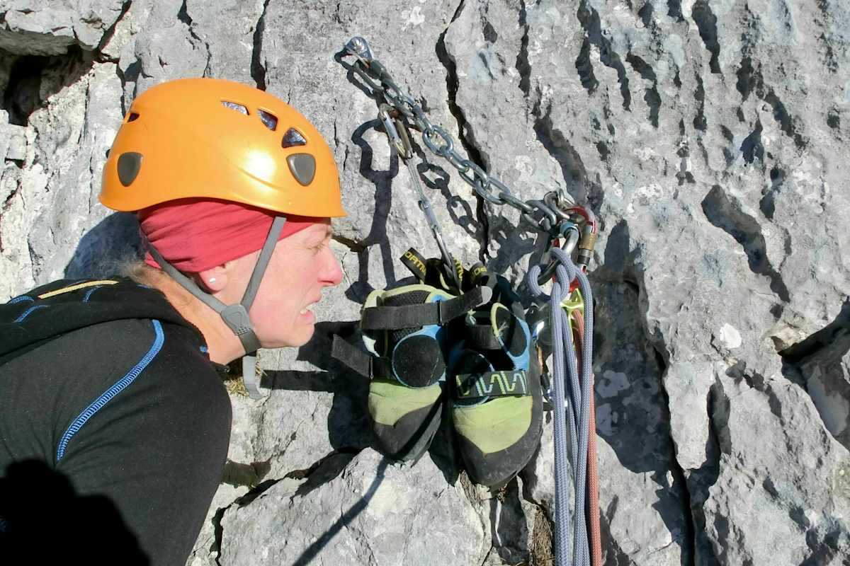 Kletterschuhe stinken