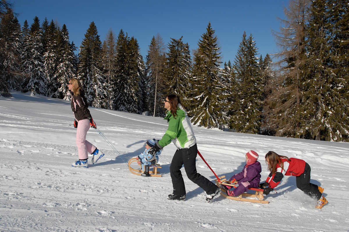 Rodeln in Carezza