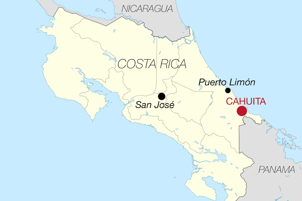 Costa Rica Karte