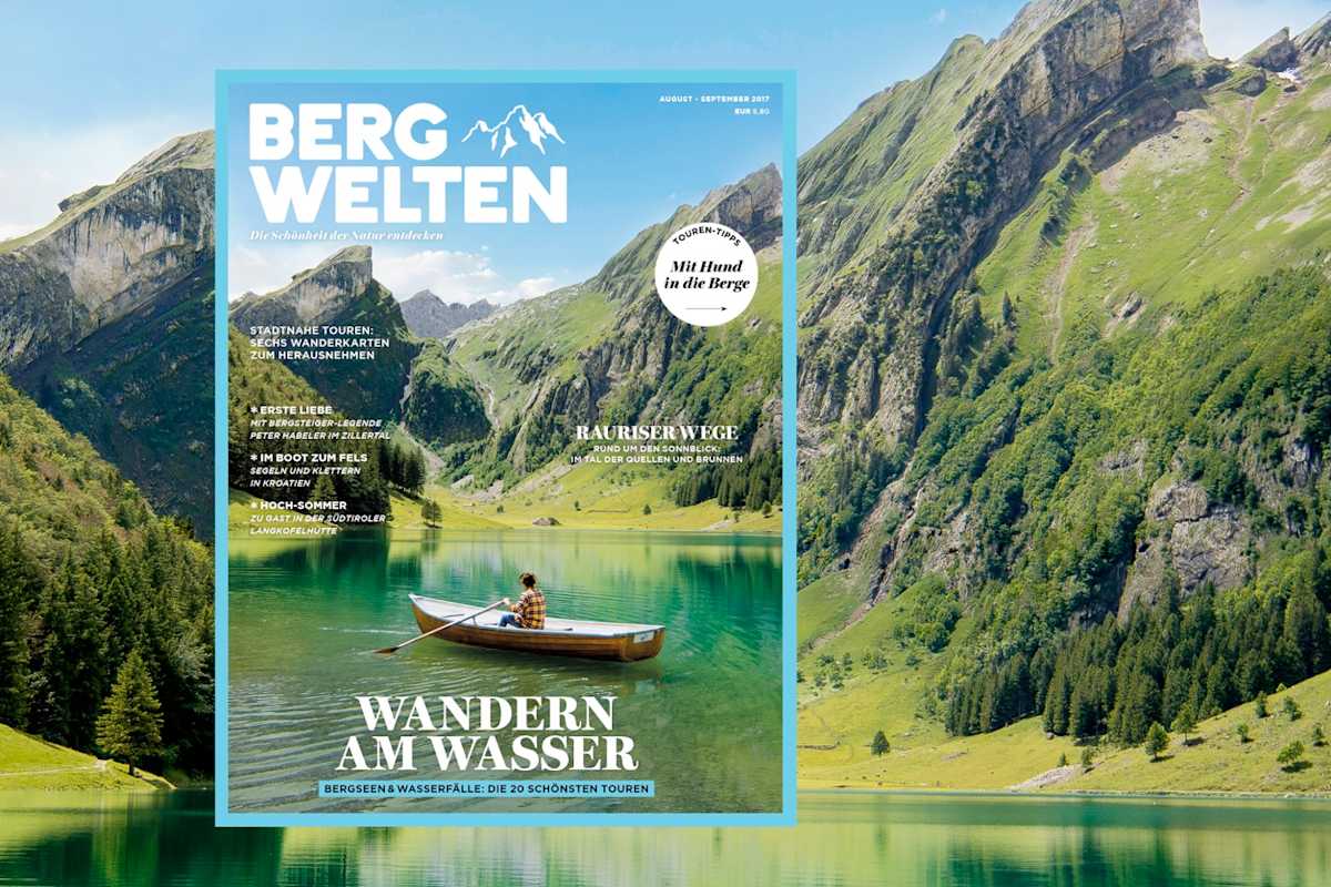 Cover des Bergwelten Magazins (August/September 2017)
