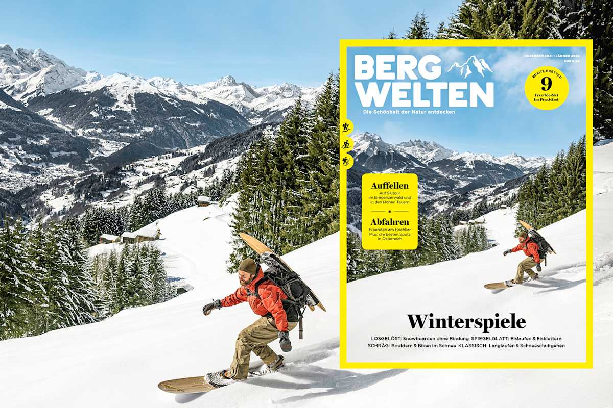 Das neue Bergwelten Magazin Dezember/Jänner