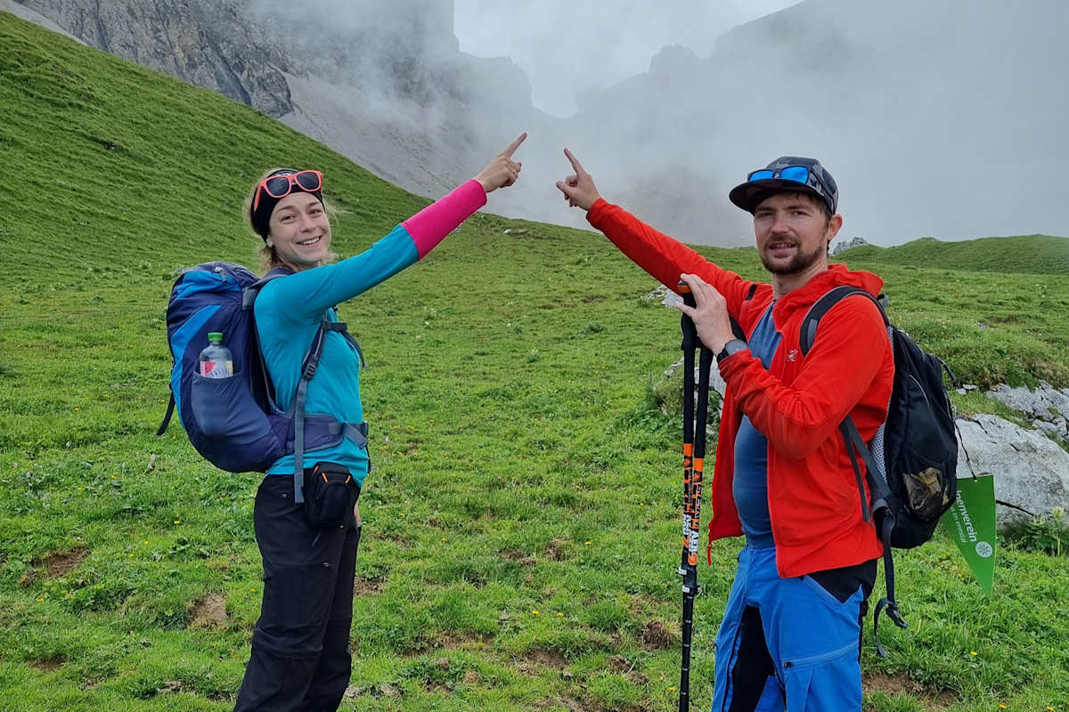 Alpen-Tour im Nebel