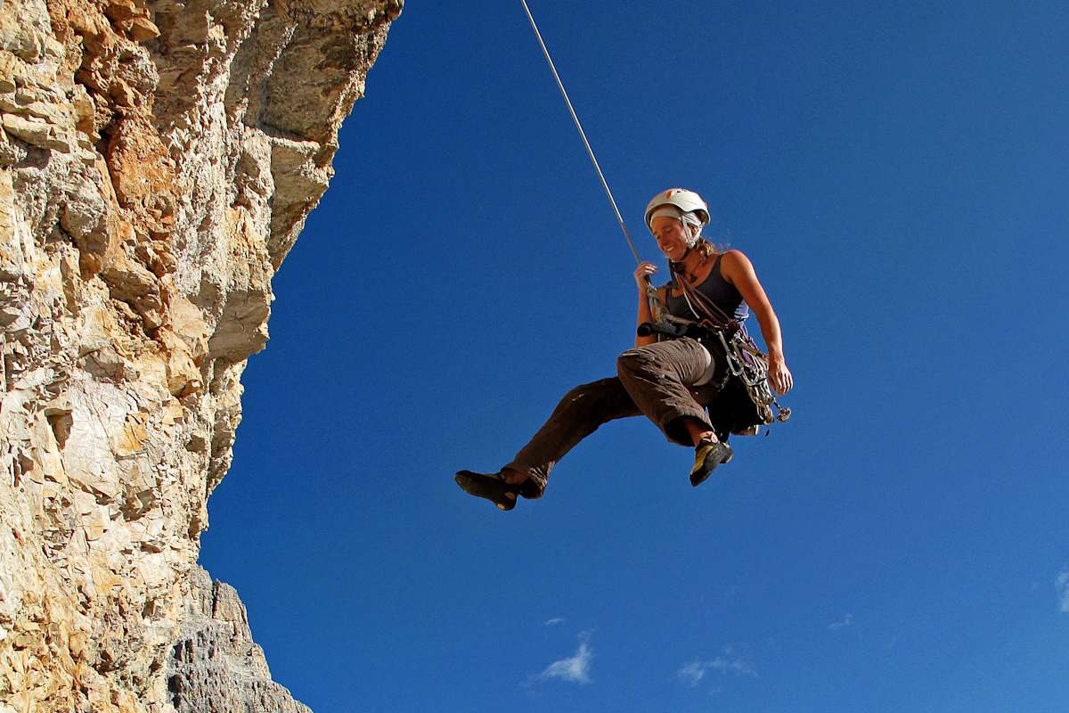 An der Cima Scotoni in den Dolomiten