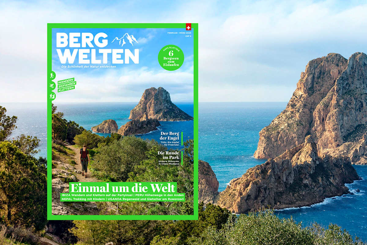 Jetzt überall im Zeitschriftenhandel – das Bergwelten Magazin (Februar/März 2020)