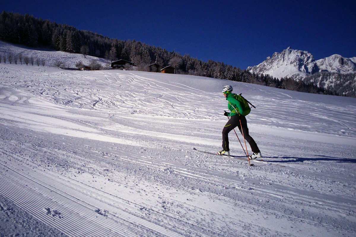 Auf der Piste am Hochkeil