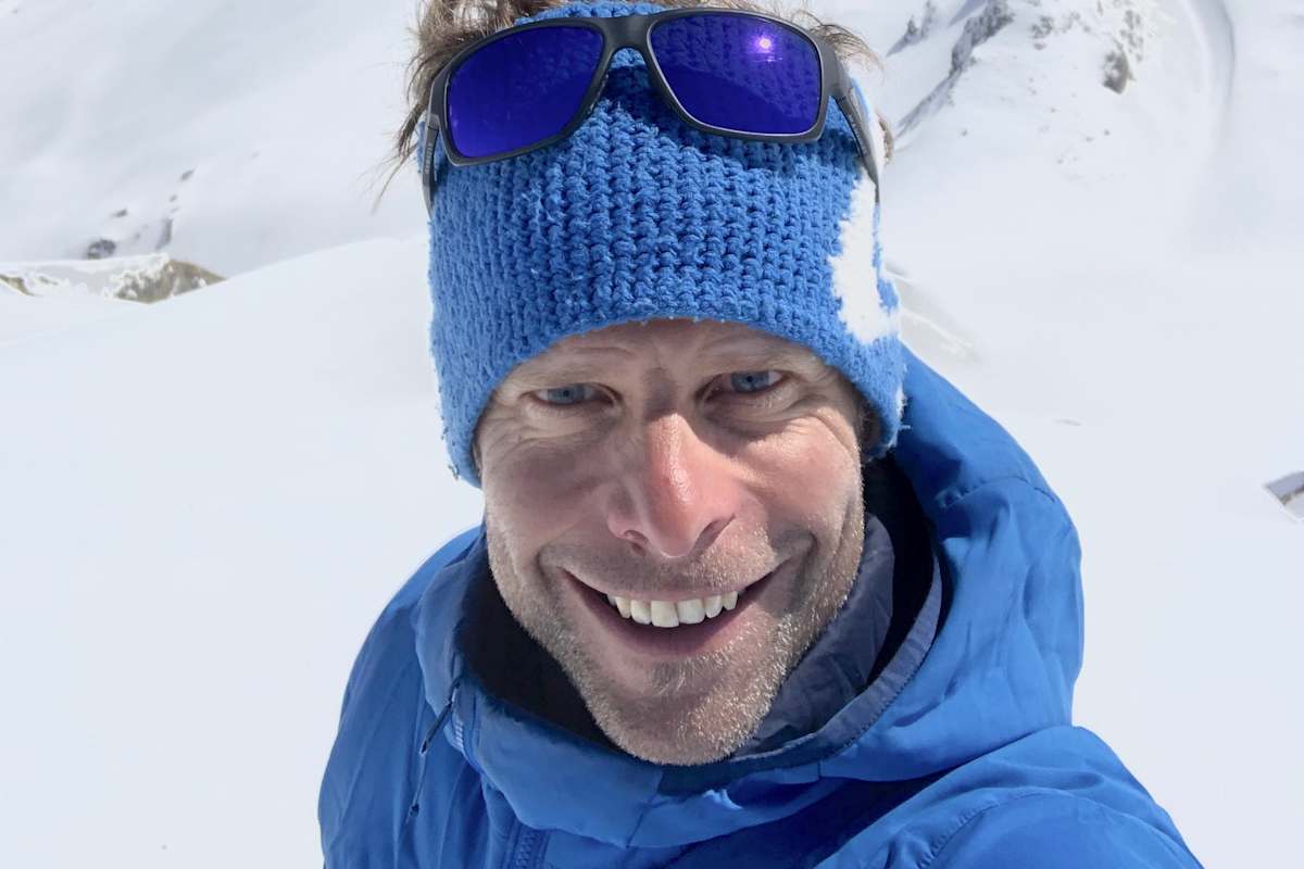 Ein schnelles Selfie während einer Skitour in der Silvretta.