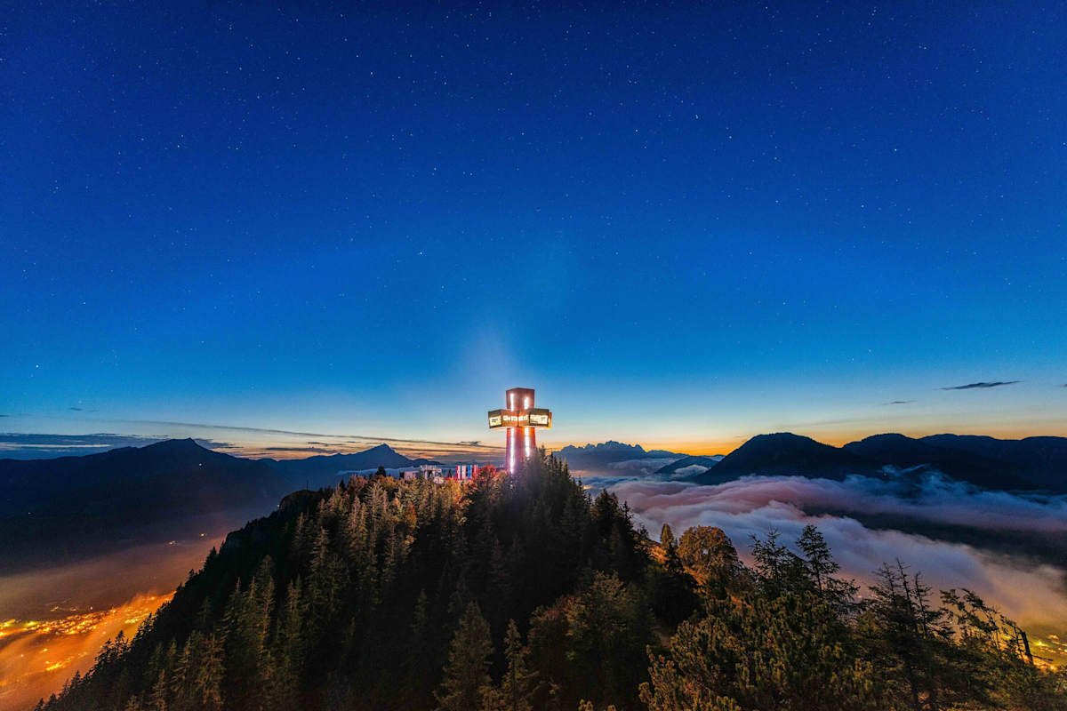 Jakobskreuz auf der Buchensteinwand