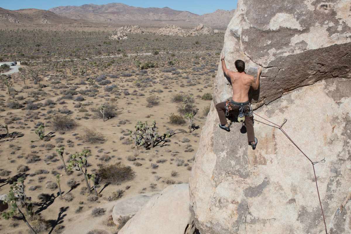 Joshua Tree Nationalpark Kletterer