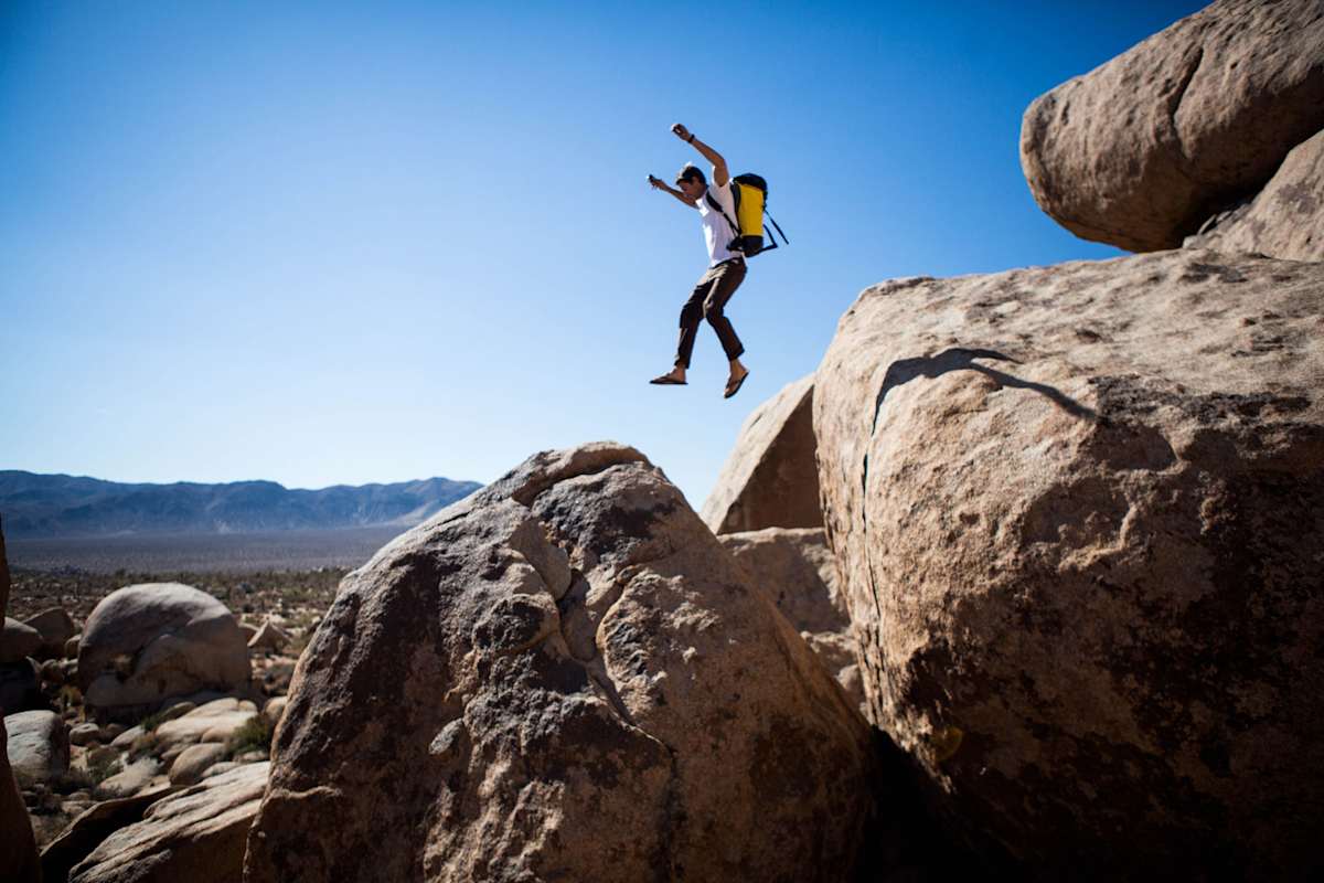 Abstieg Joshua Tree Nationalpark