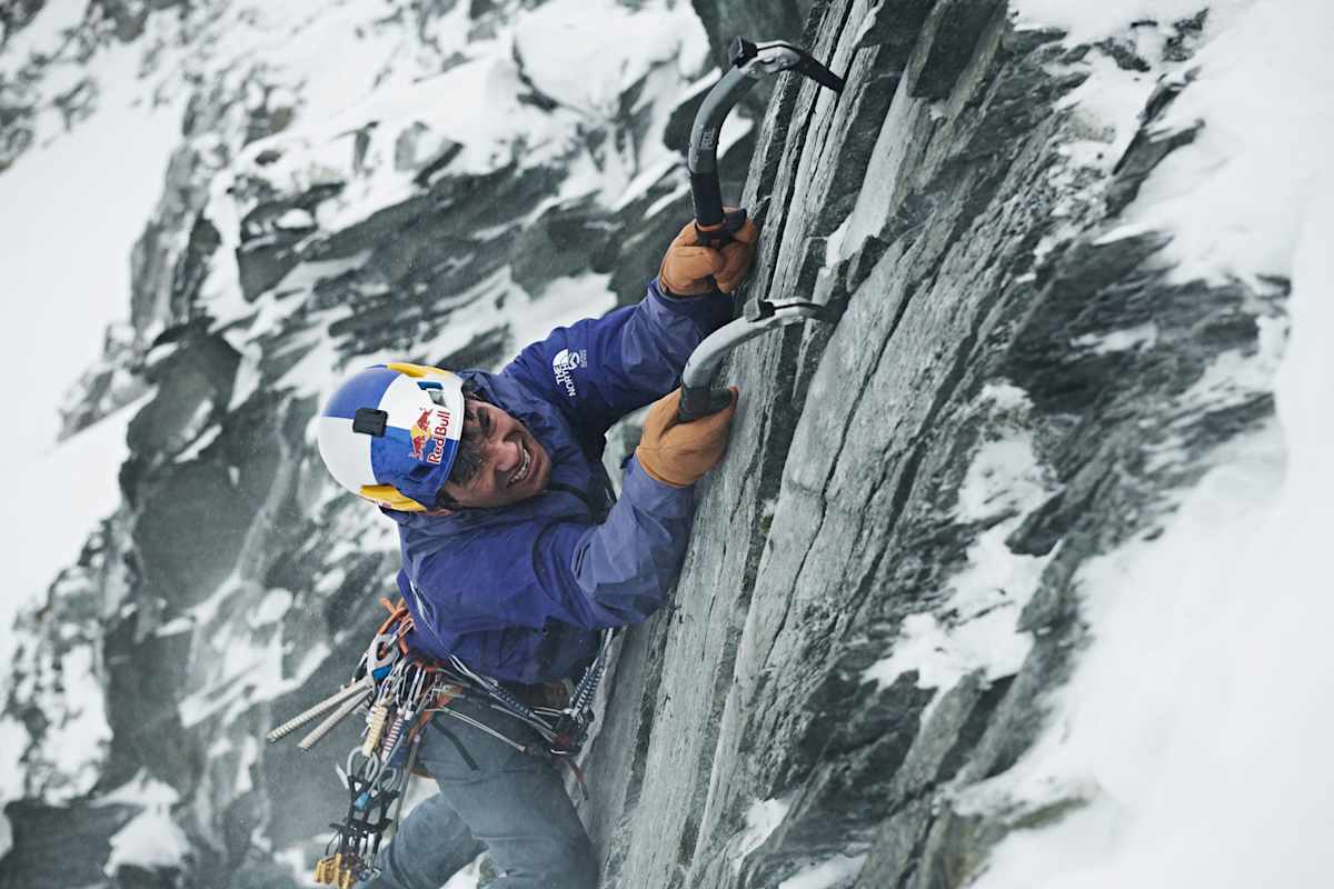 David Lama am Stubai Gletscher