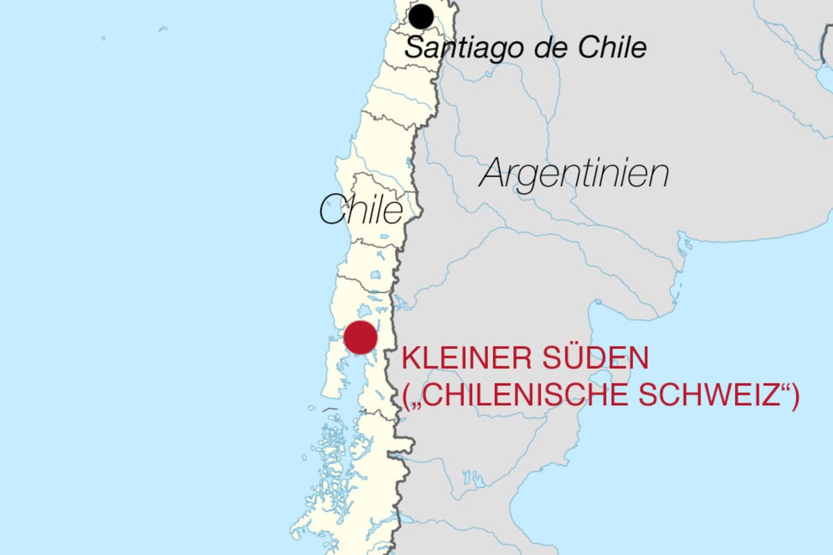 Karte Chile